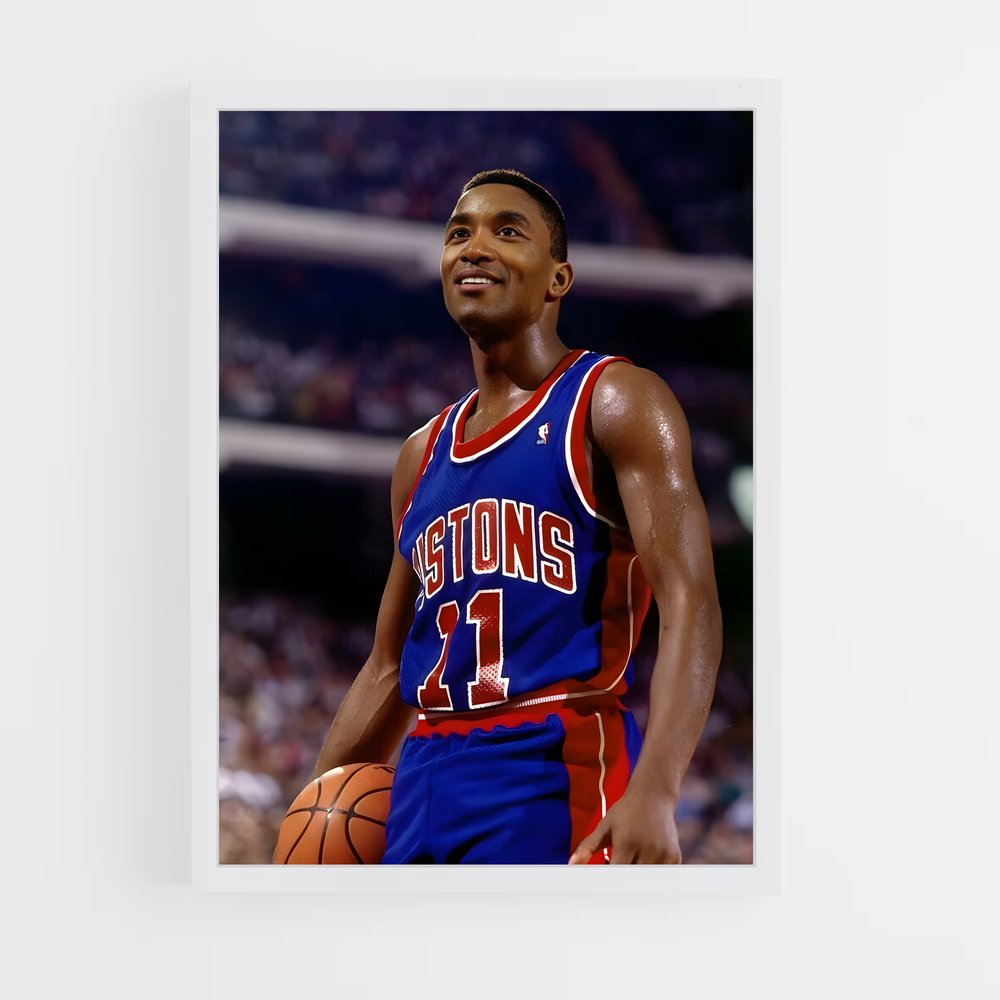 Poster Isiah thomas – affiche Basketball (vue 3)